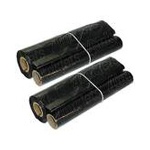 Compatible Black Sharp UX-10CR Thermal Fax Ribbon Refill Rolls - Pack of 2