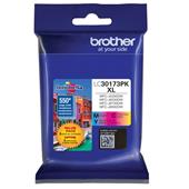 Brother LC30173PKS Color Original High Capacity Ink Cartridge Multipack - 3 Pack