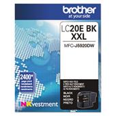 Brother LC20EBK Black Original Print Cartridge