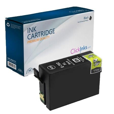 Compatible Black Epson 702XL Ink Cartridge (Replaces Epson T702XL120)
