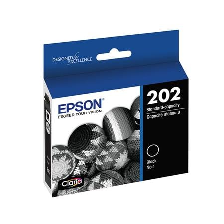 Epson 202 (T202120-S) Black Original Standard Capacity Ink Cartridge ...