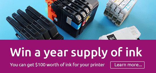 Win a year of ink supply for your printer